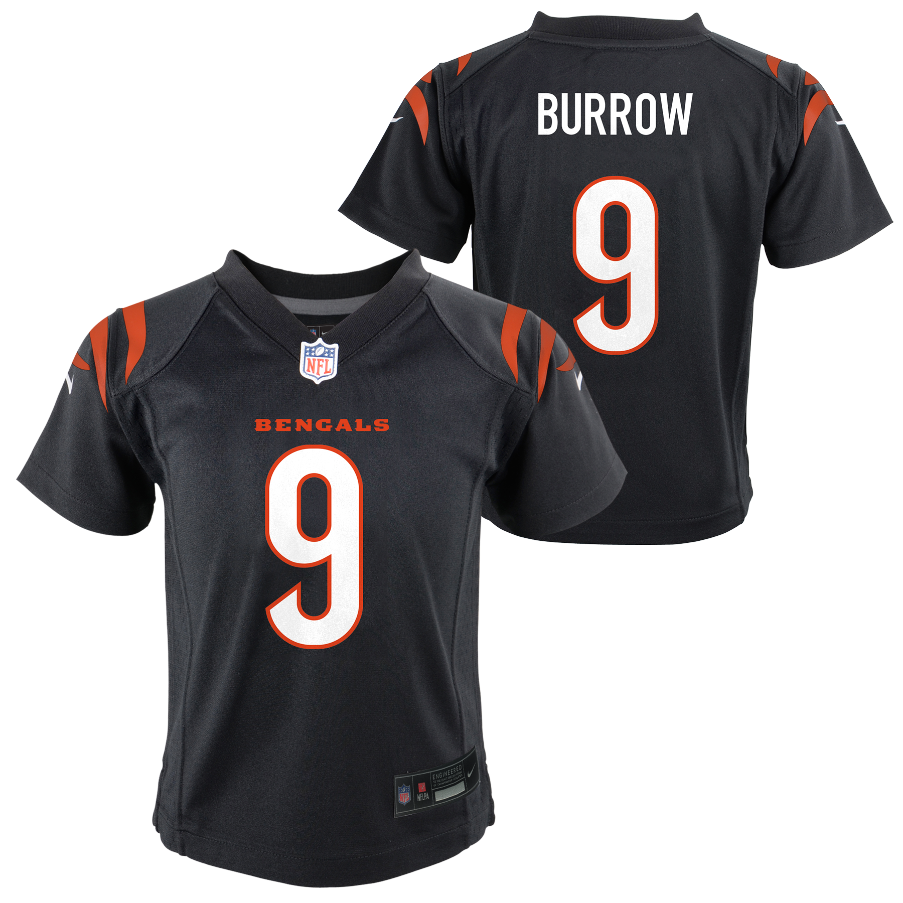 Kids Joe Burrow Black Child Nike Replica Jersey