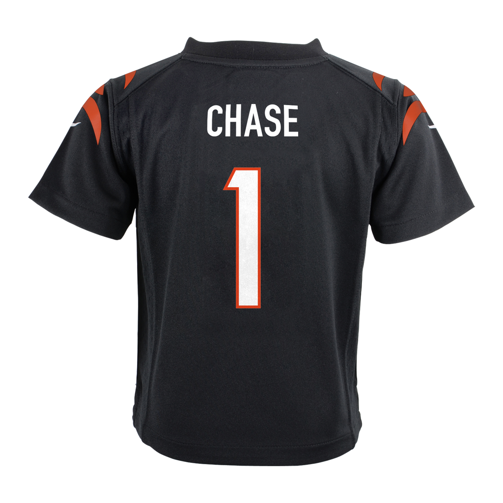 Kids Jamar Chase Black Child Nike Replica Jersey