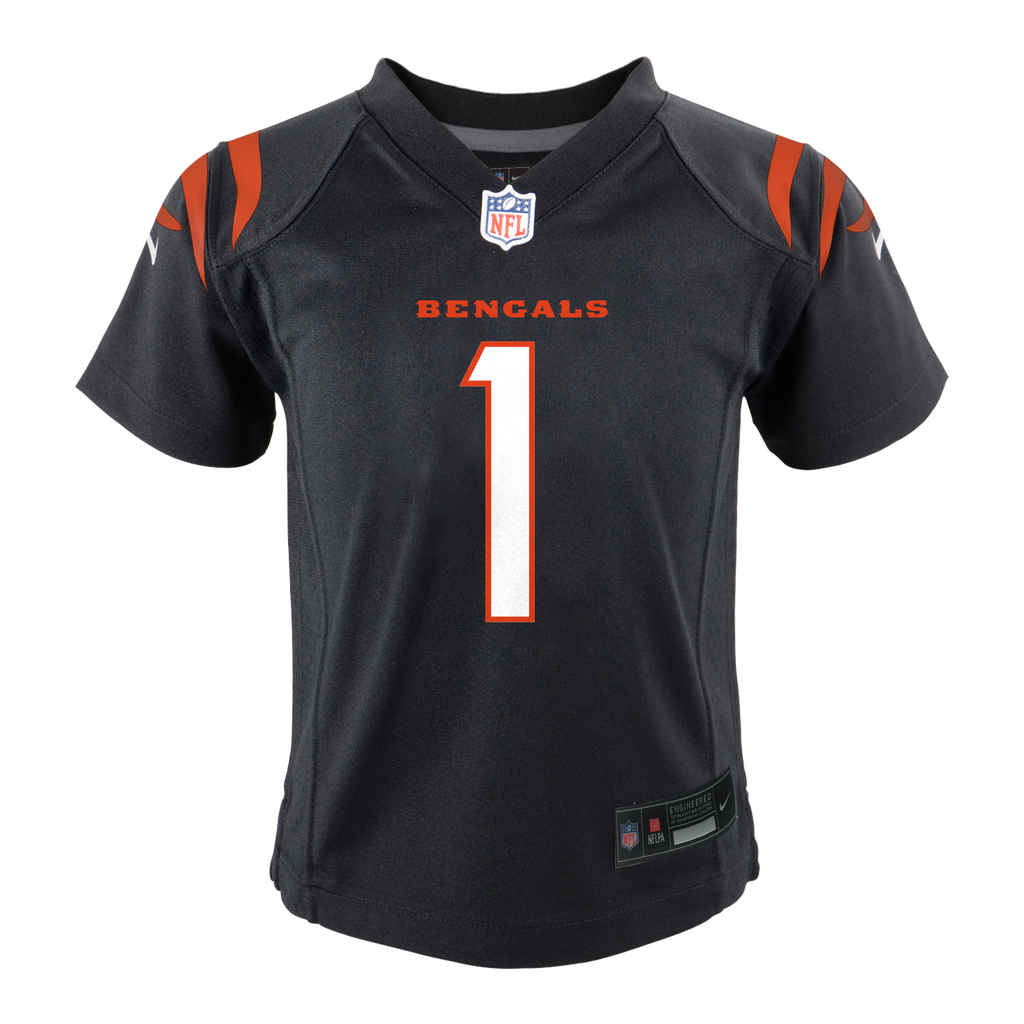 Kids Jamar Chase Black Child Nike Replica Jersey