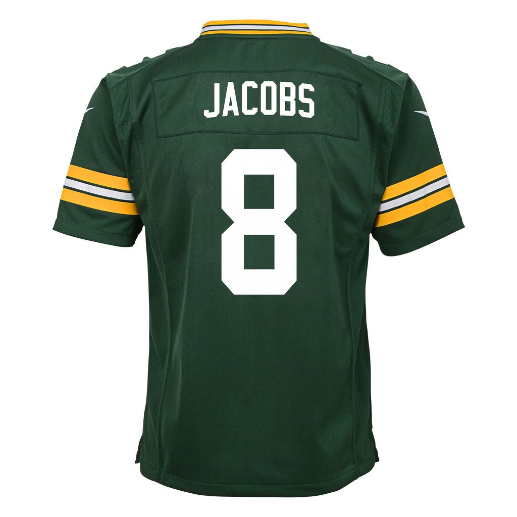 Youth Green Bay Packers Josh Jacobs Nike Green Game Jersey
