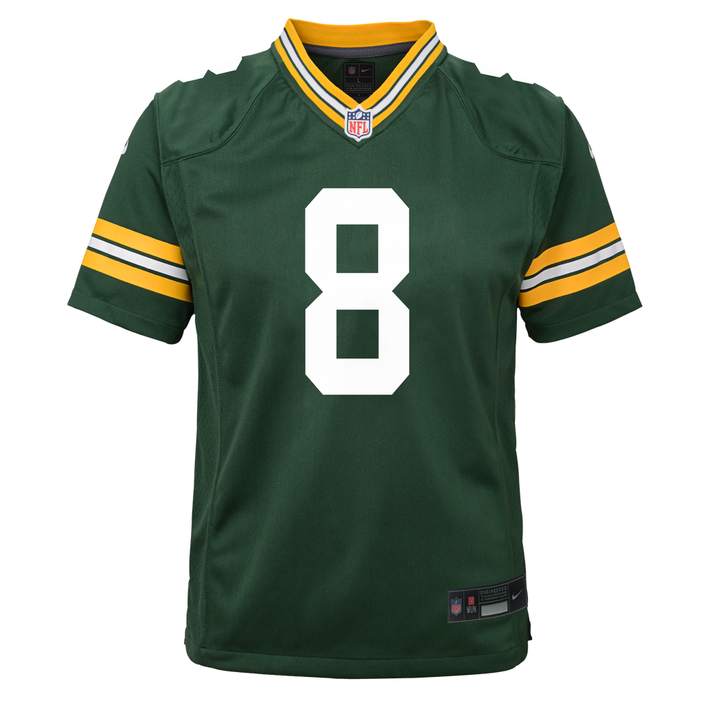 Youth Green Bay Packers Josh Jacobs Nike Green Game Jersey