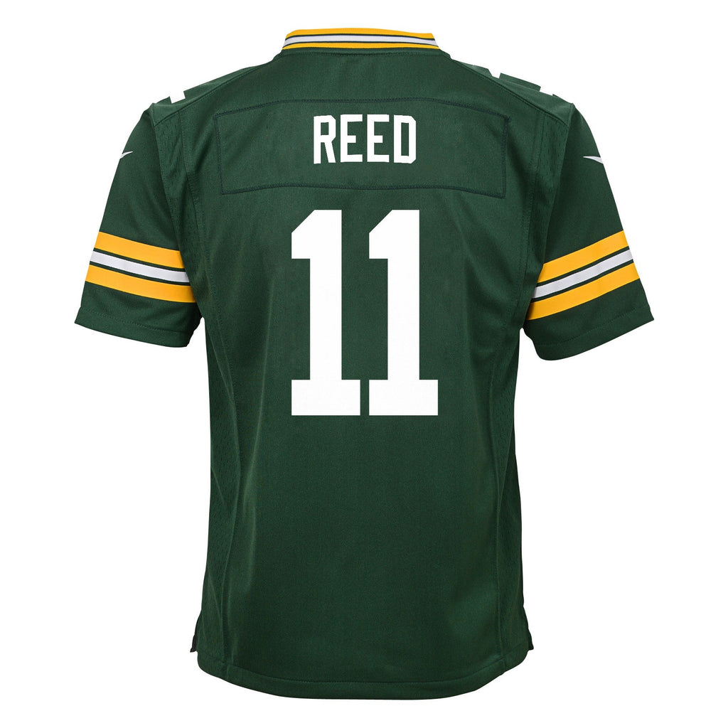 Youth Green Bay Packers Jayden Reed Nike Green Game Jersey