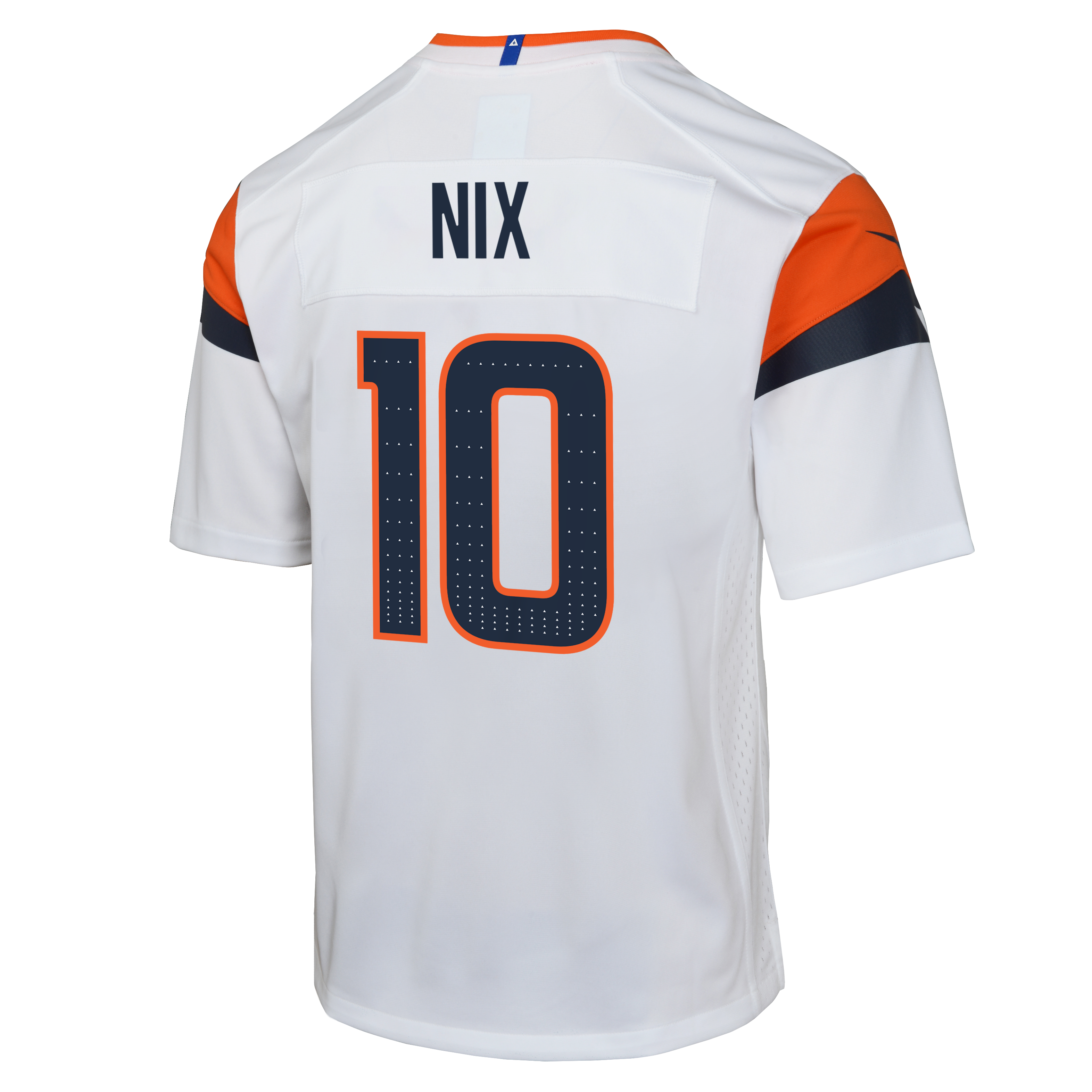 Youth Denver Broncos Bo Nix Nike White Road Team Jersey