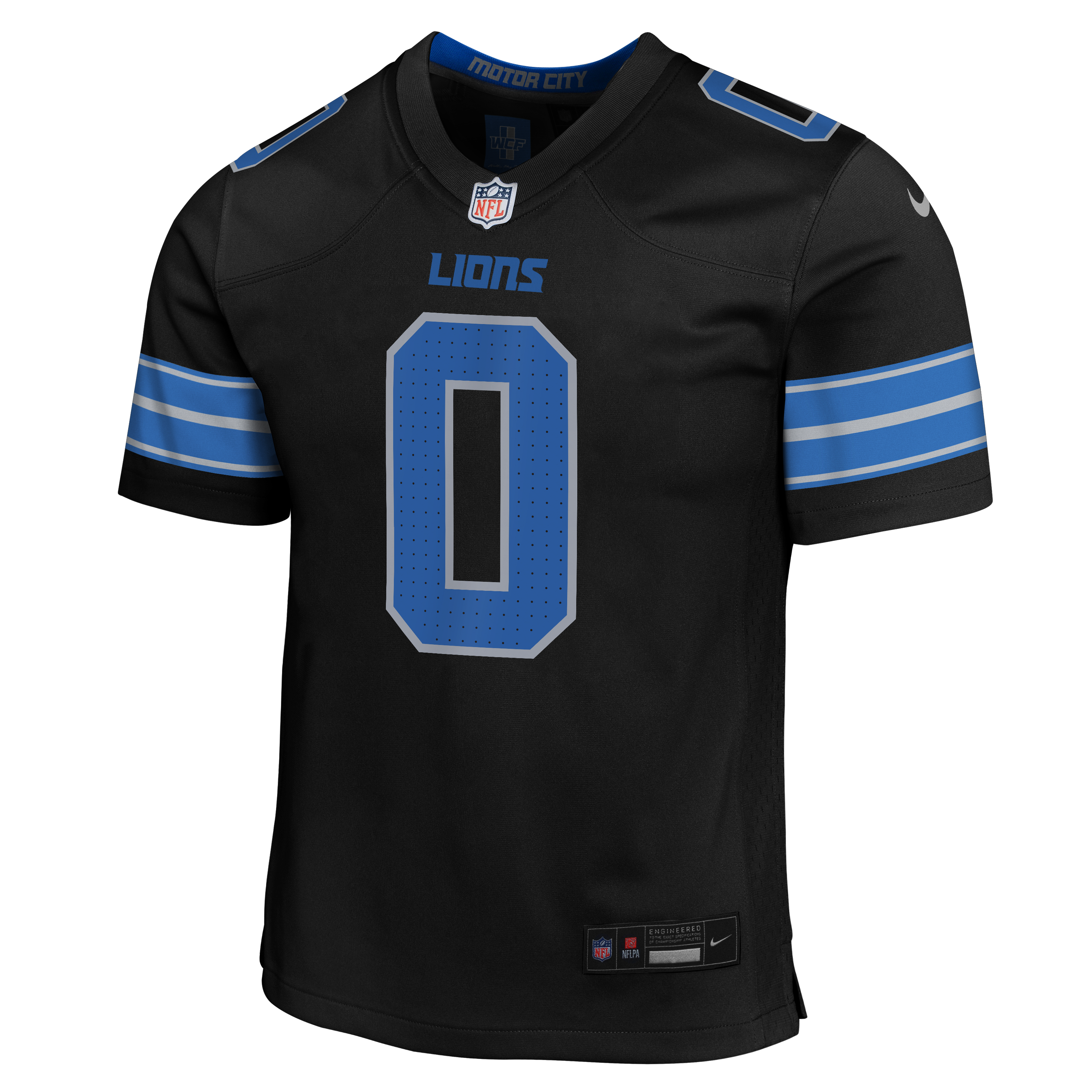 Youth Detroit Lions Jahmyr Gibbs Nike Black Alternate Game Jersey