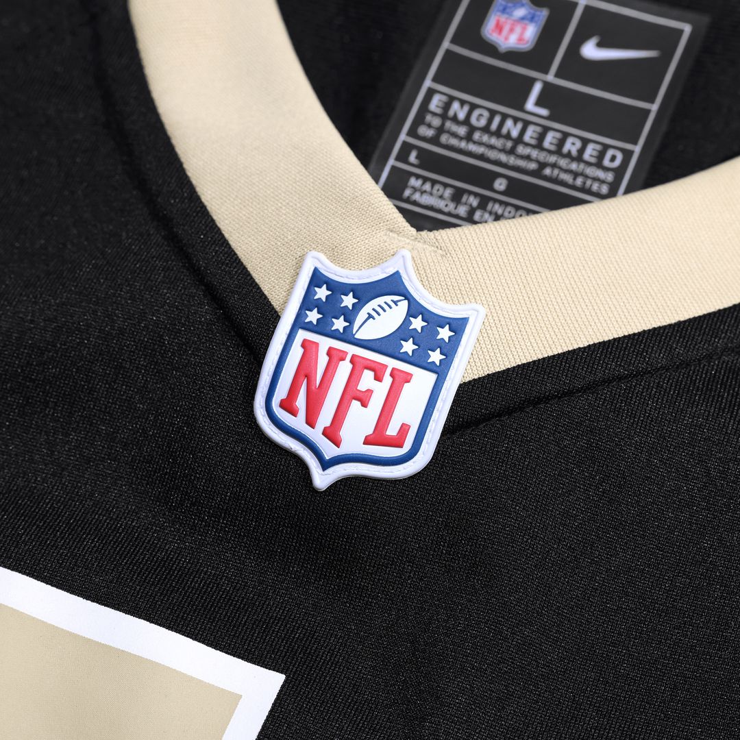 Michael Davis New Orleans Saints Nike Team Game Jersey -  Black