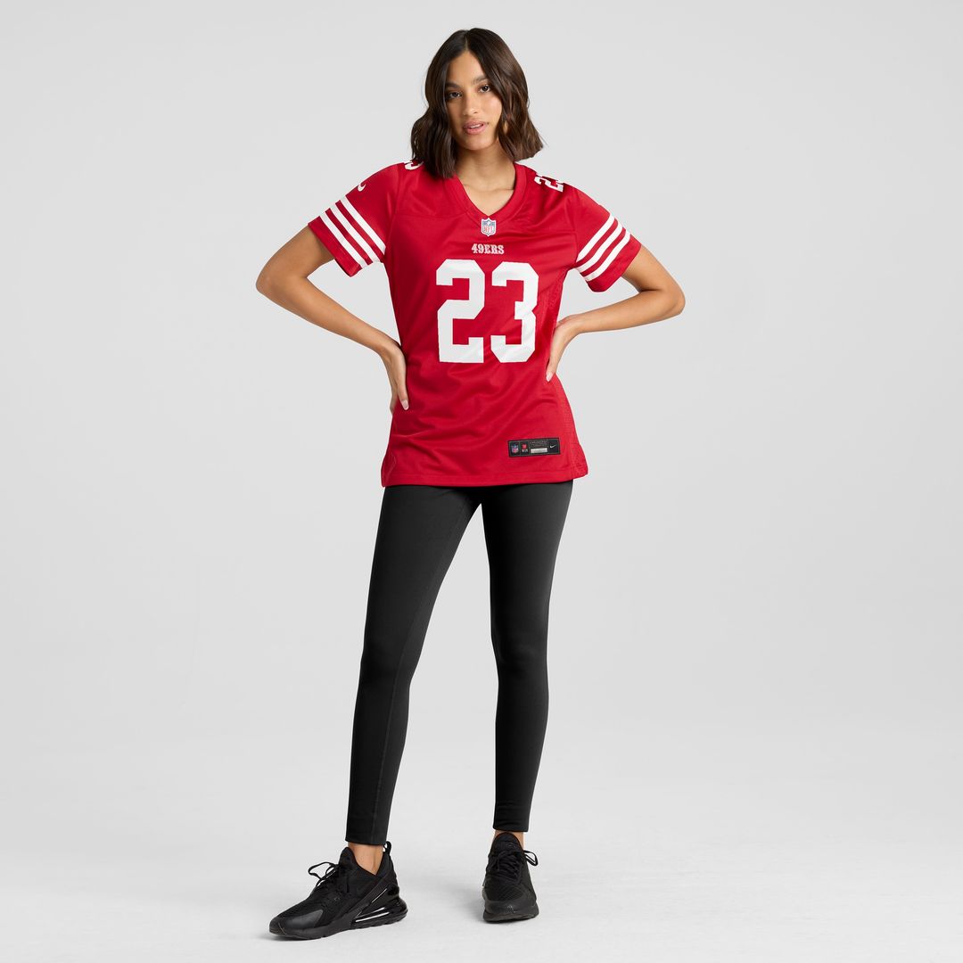 Christian McCaffrey San Francisco 49ers Nike Women's Player Jersey - Scarlet