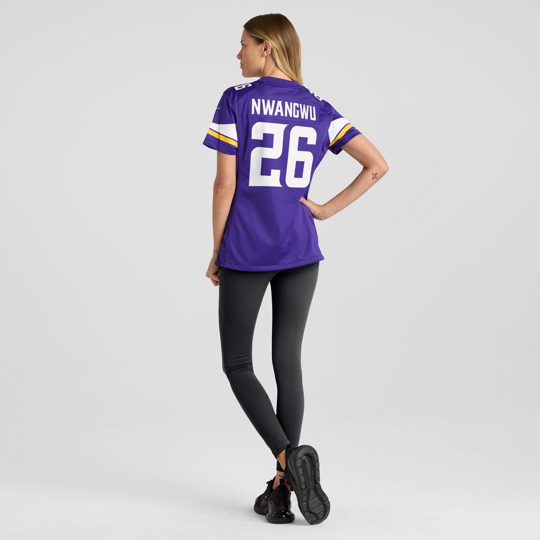 Kene Nwangwu Minnesota Vikings Nike Women's Game Jersey - Purple
