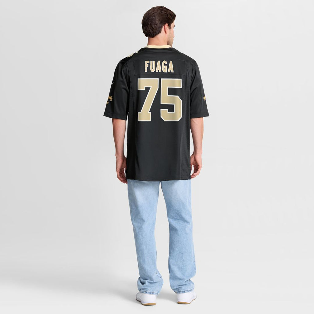 Taliese Fuaga New Orleans Saints Nike  Player Game Jersey - Black