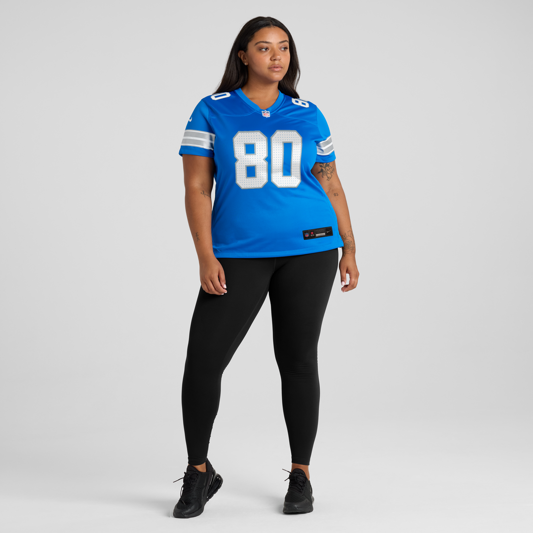 Malik Cunningham Detroit Lions Nike Women's Team Game Jersey -  Blue