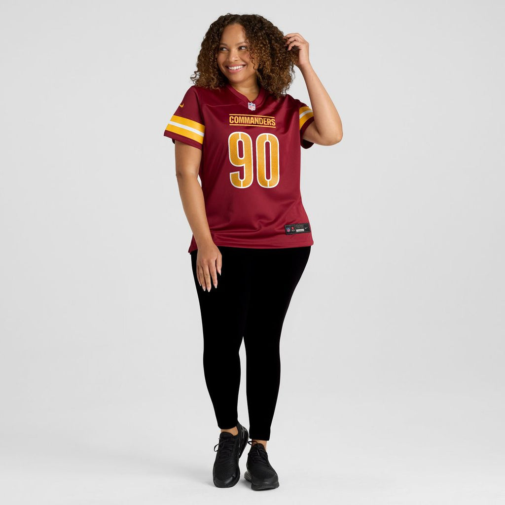 Javontae Jean-Baptiste Washington Commanders Nike Women's Team Game Jersey -  Burgundy