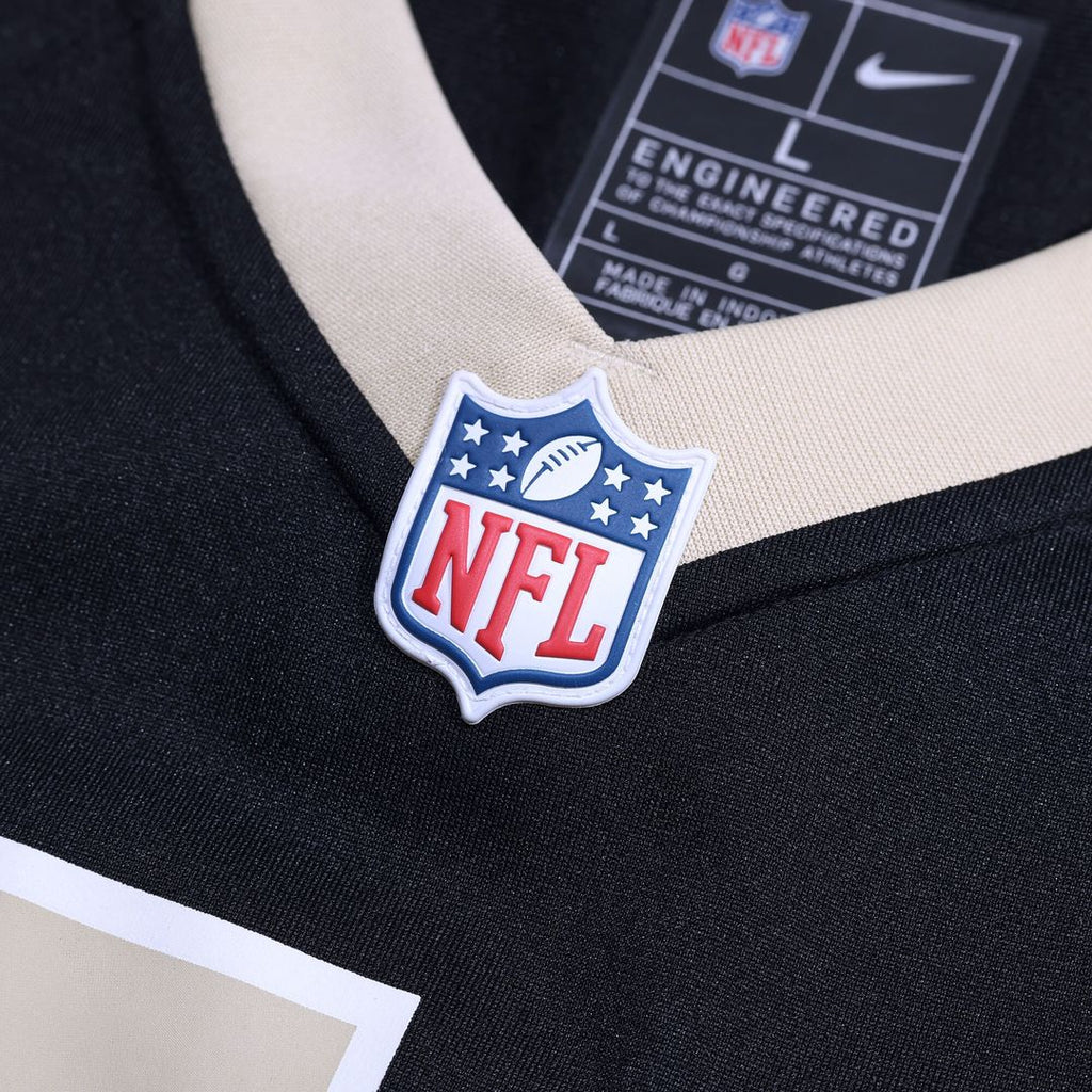 Zach Wood New Orleans Saints Nike Game Jersey - Black