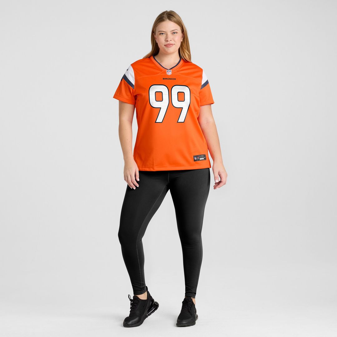 Zach Allen Denver Broncos Nike Women's Team Game Jersey -  Orange
