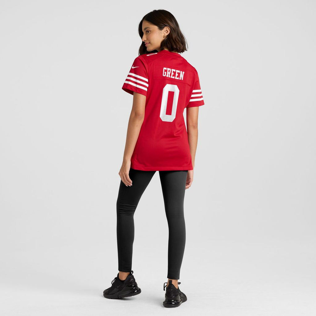 Renardo Green San Francisco 49ers Nike Women's Team Game Jersey -  Scarlet