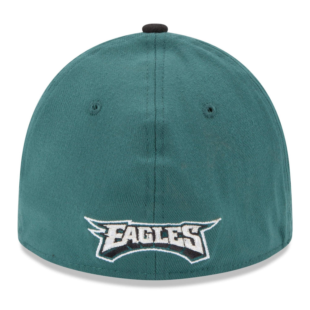 Men's Philadelphia Eagles New Era Midnight Green/Black 39THIRTY Team Classic Flex Hat