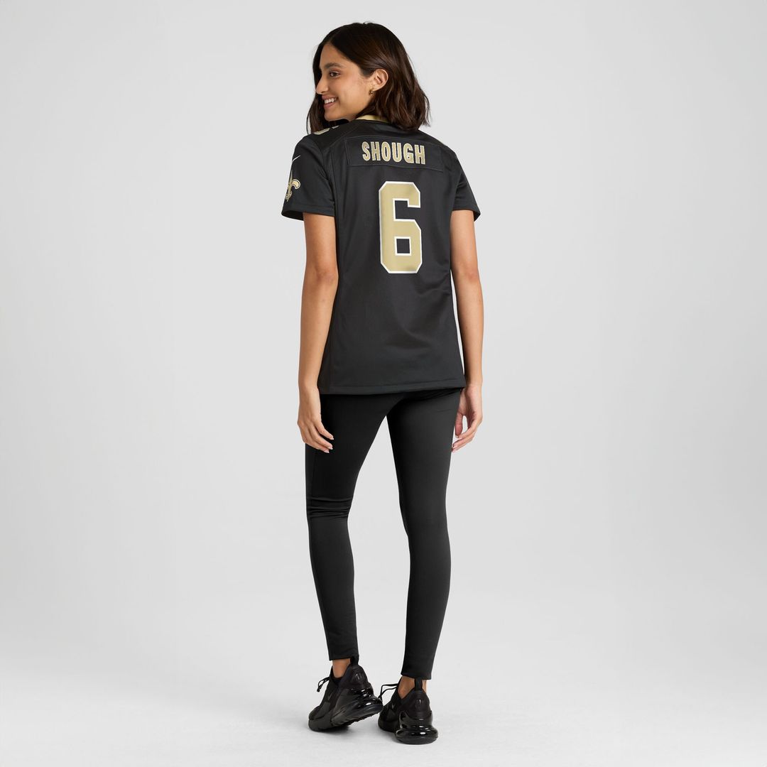 Tyler Shough New Orleans Saints Nike Women's Game Jersey - Black