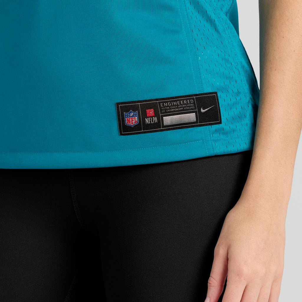 Number 1 Bride Jacksonville Jaguars Nike Women's Game Jersey - Teal