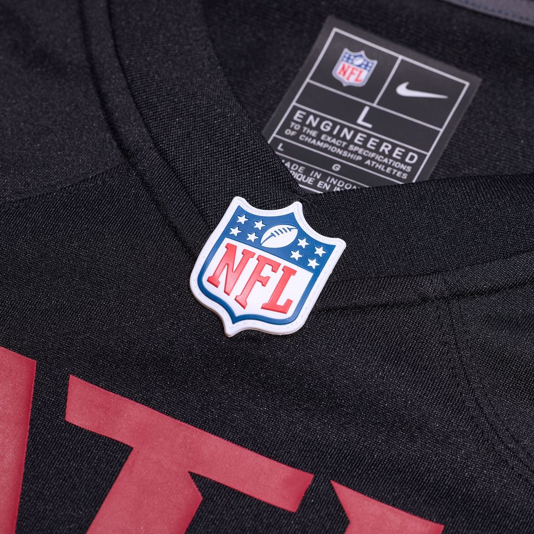 Matthew Bergeron Atlanta Falcons Nike Team Game Jersey -  Black