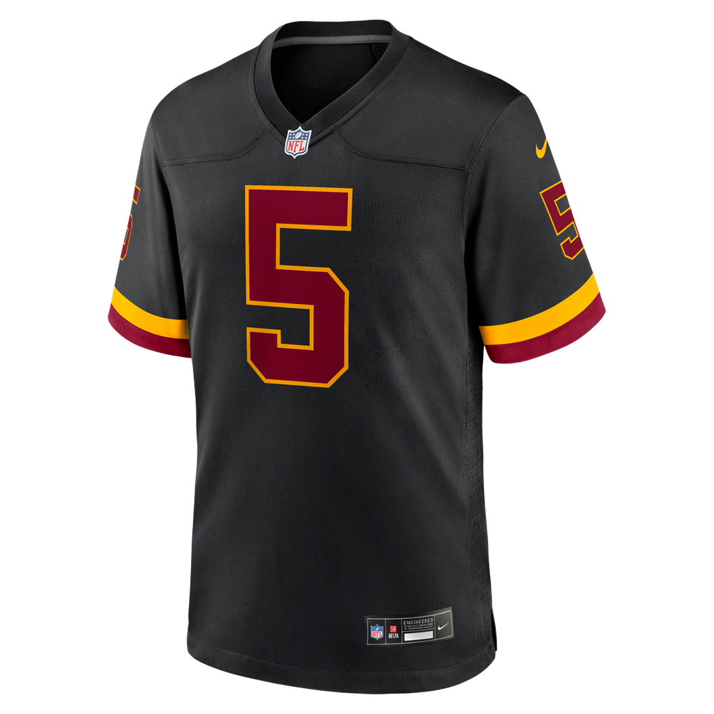 Hail Raiser Jayden Daniels Washington Commanders Nike Alternate Game Jersey - Black