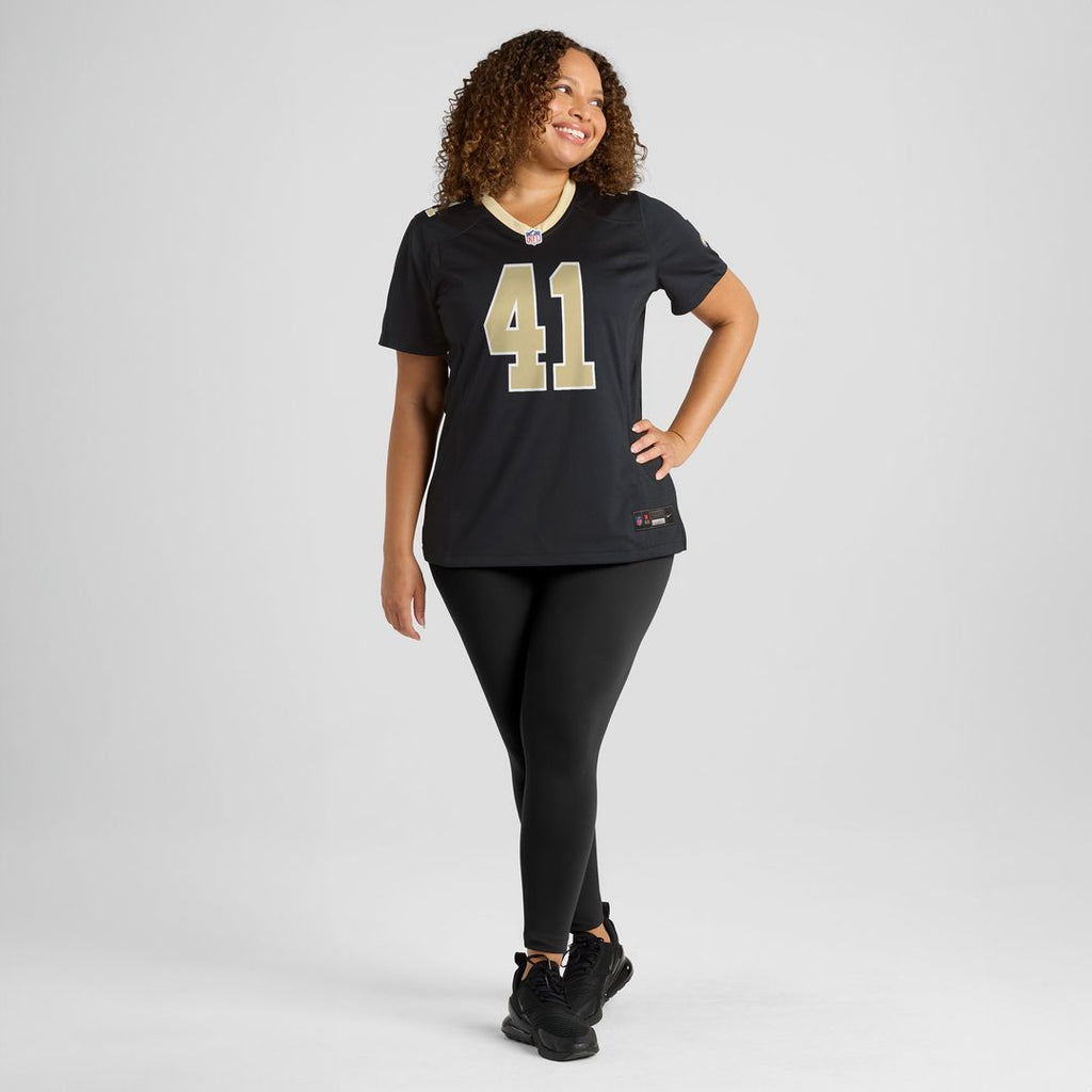 Alvin Kamara New Orleans Saints Nike Women's Game Jersey - Black
