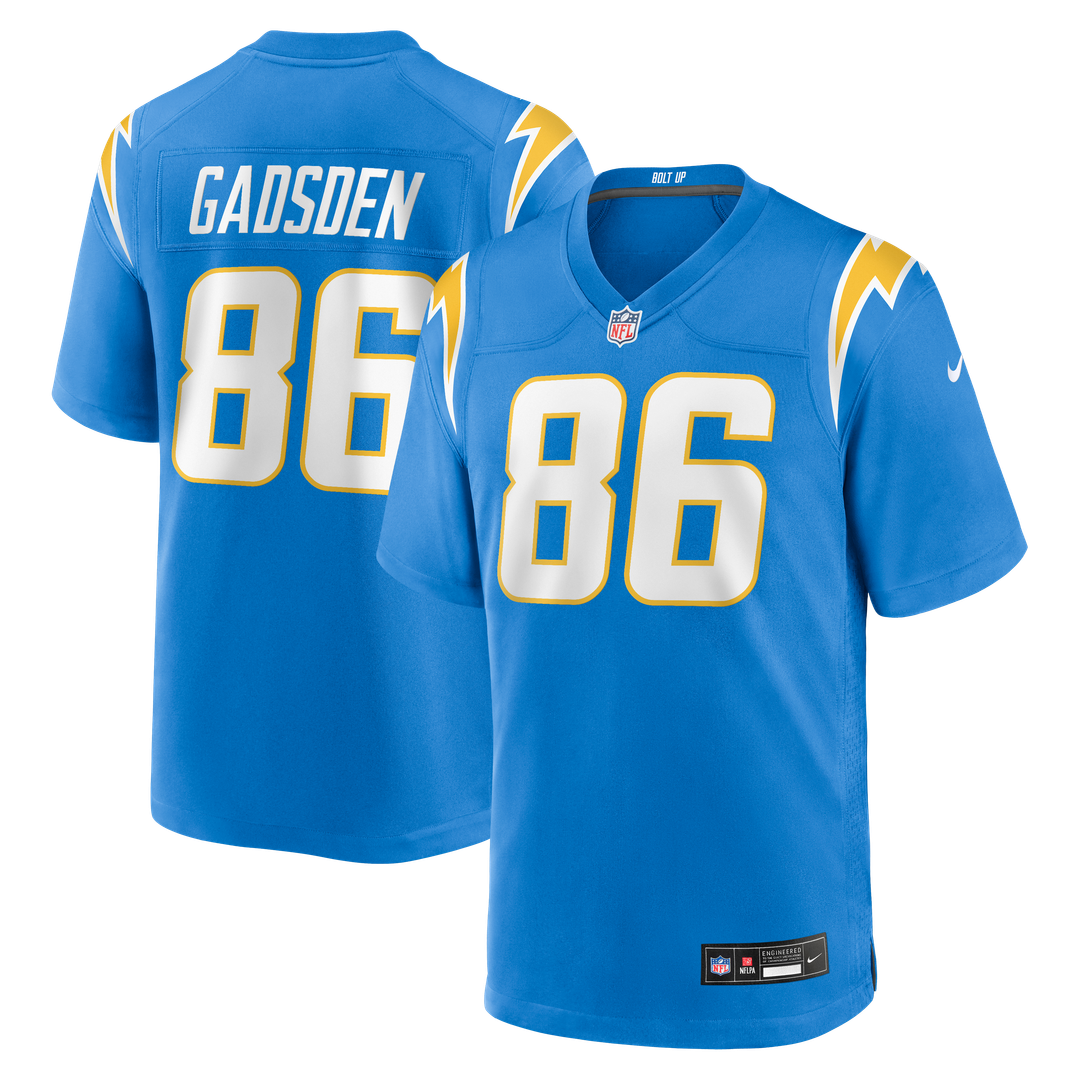 Oronde Gadsden Los Angeles Chargers Nike Team Game Jersey -  Powder Blue