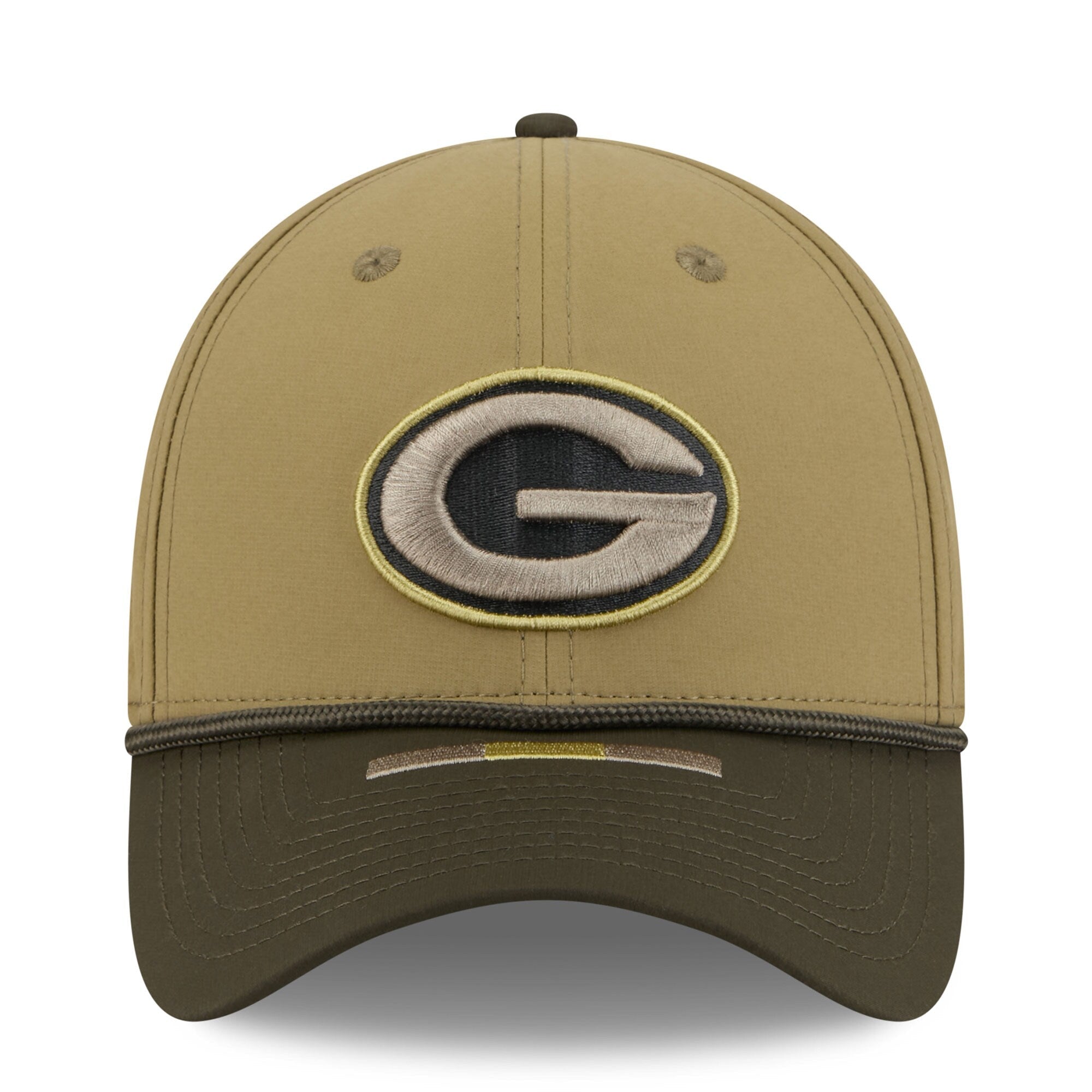 Men's Green Bay Packers New Era Green 2025 Salute to Service 39THIRTY Flex Hat