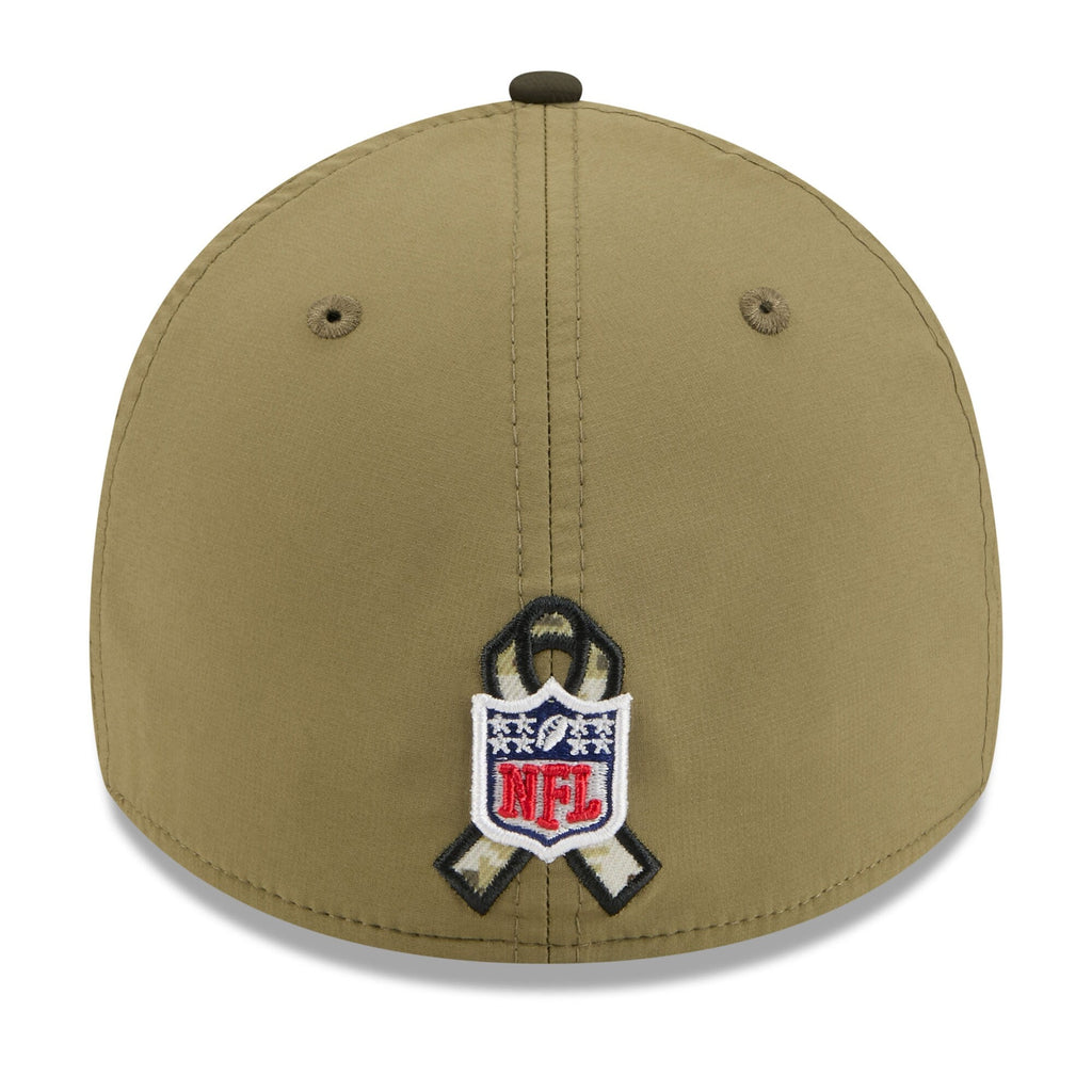 Men's Philadelphia Eagles New Era Green 2025 Salute to Service 39THIRTY Flex Hat