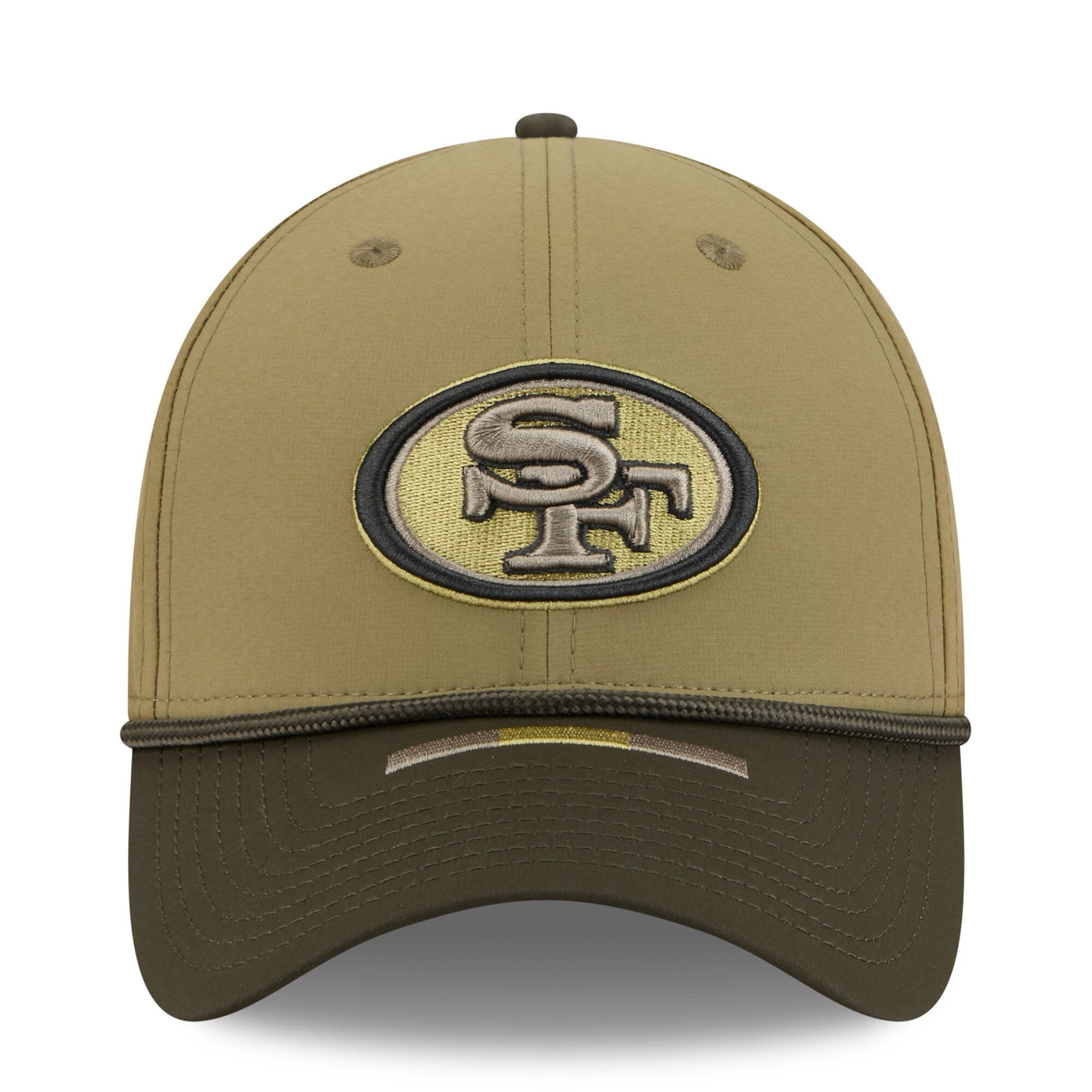 Men's San Francisco 49ers New Era Green 2025 Salute to Service 39THIRTY Flex Hat