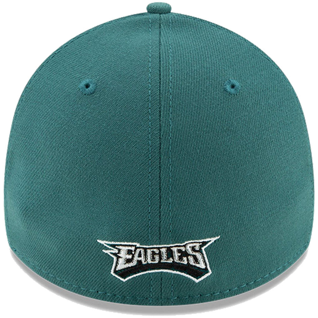 Men's Philadelphia Eagles New Era Midnight Green Team Classic 39THIRTY Flex Hat