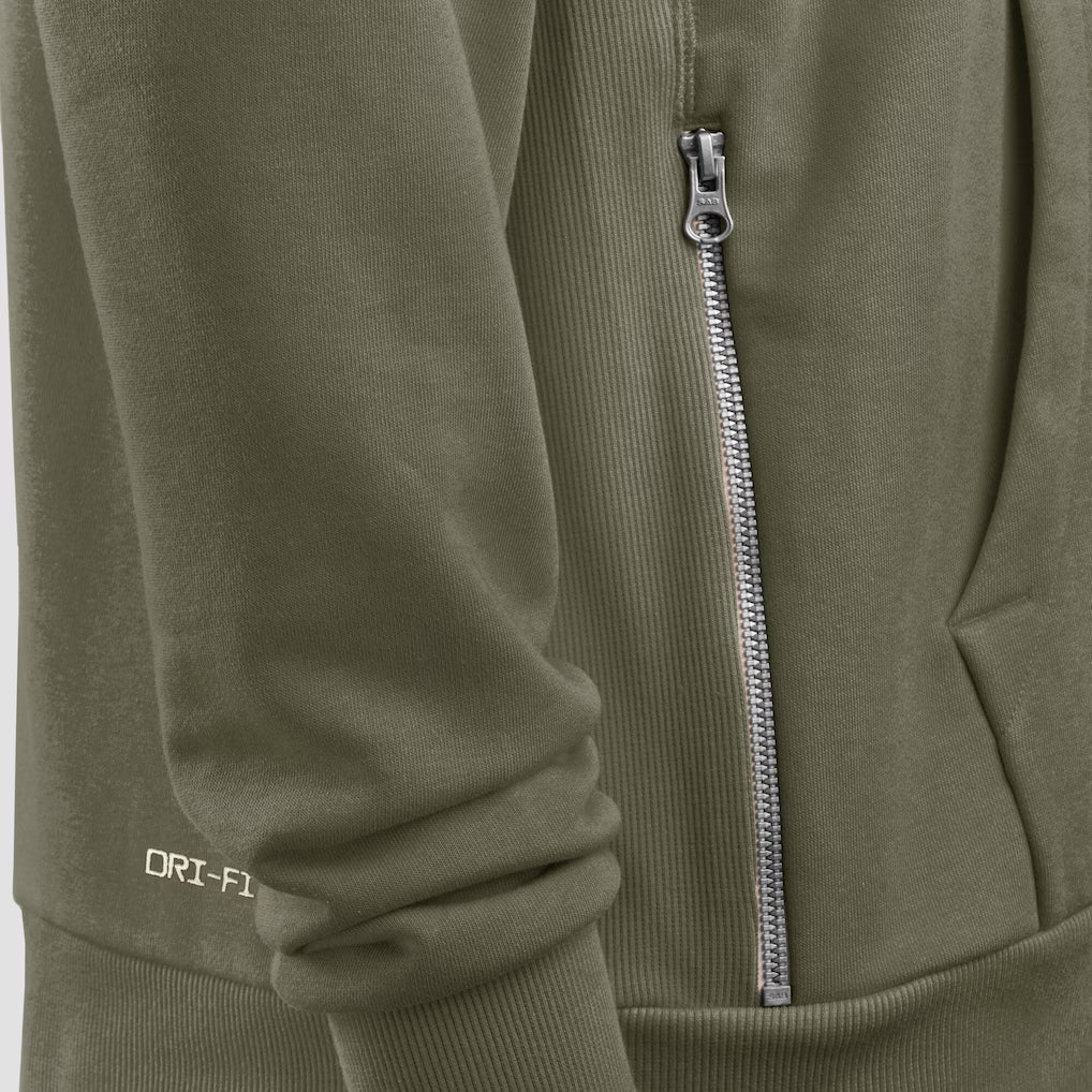 Men's Detroit Lions Nike Olive Green 2025 Salute To Service Club Pullover Hoodie