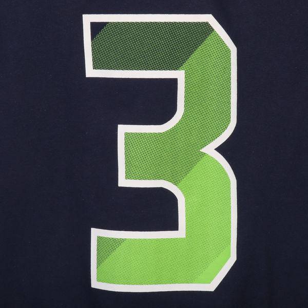 Womens Seattle Seahawks Navy Nike Russell Wilson Prism Player Tee
